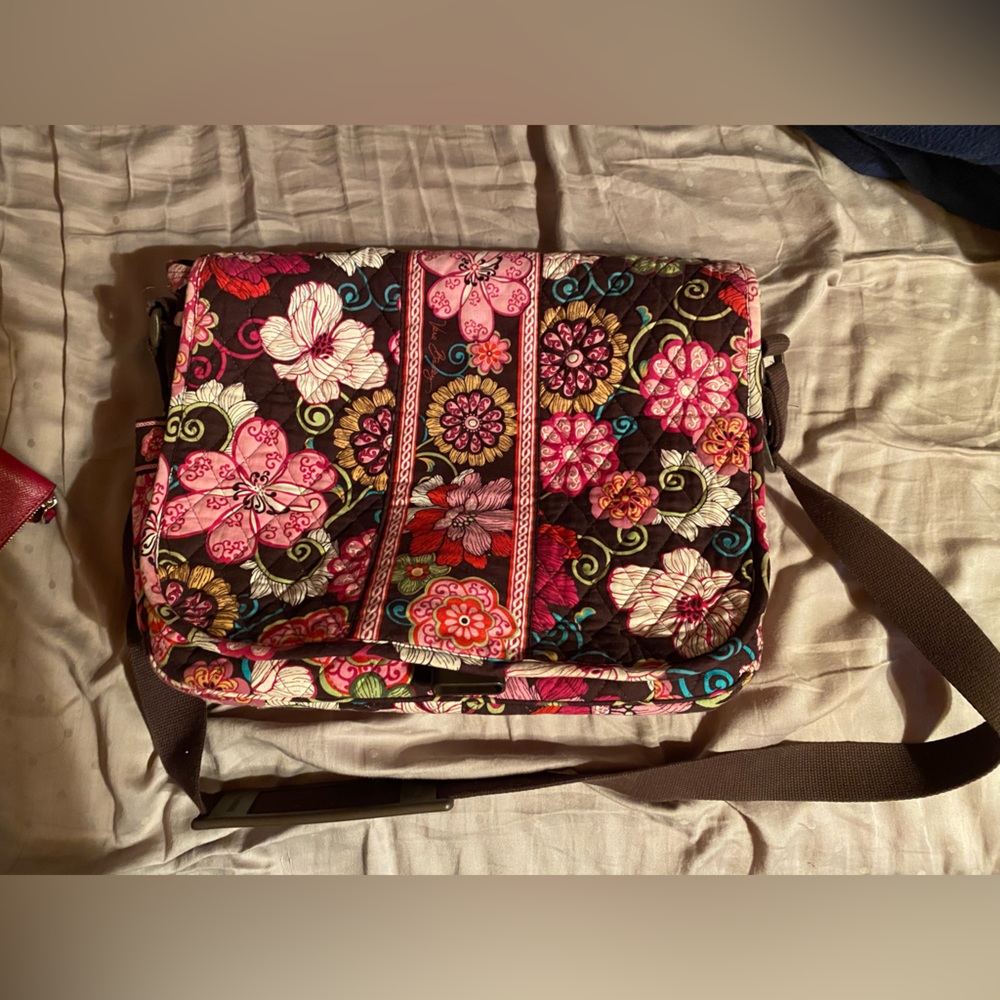 Vera Bradley Mod Floral Crossbody Messenger Bag
